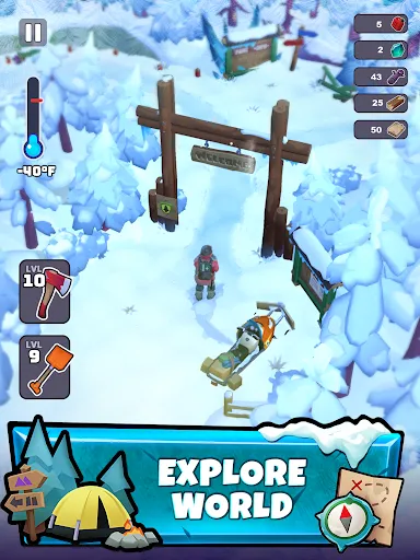 Gameplay screenshot 2 from Frost World - Role Playing game