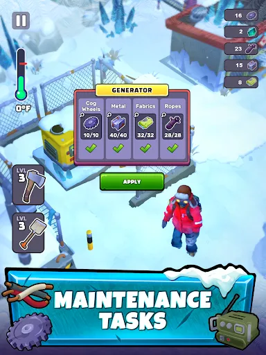 Gameplay screenshot 4 from Frost World - Role Playing game